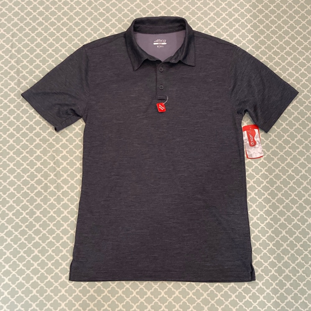 BCG Men’s Golf Polo UPF25 Small NWT